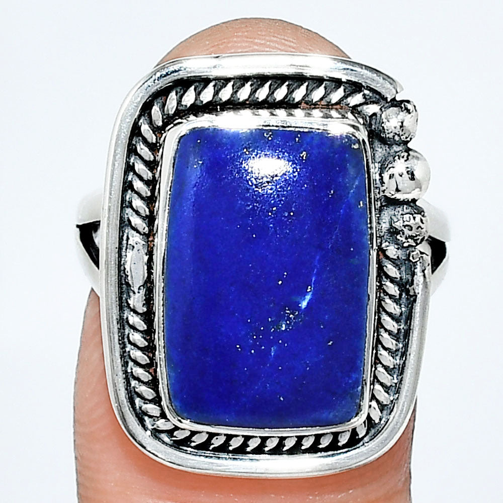 Premium Quality Lapis Lazuli - Afghanistan Ring size-7 R-1148 42-ER13584