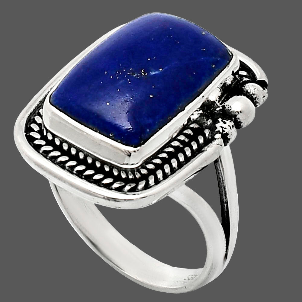 Premium Quality Lapis Lazuli - Afghanistan Ring size-7 R-1148 42-ER13584