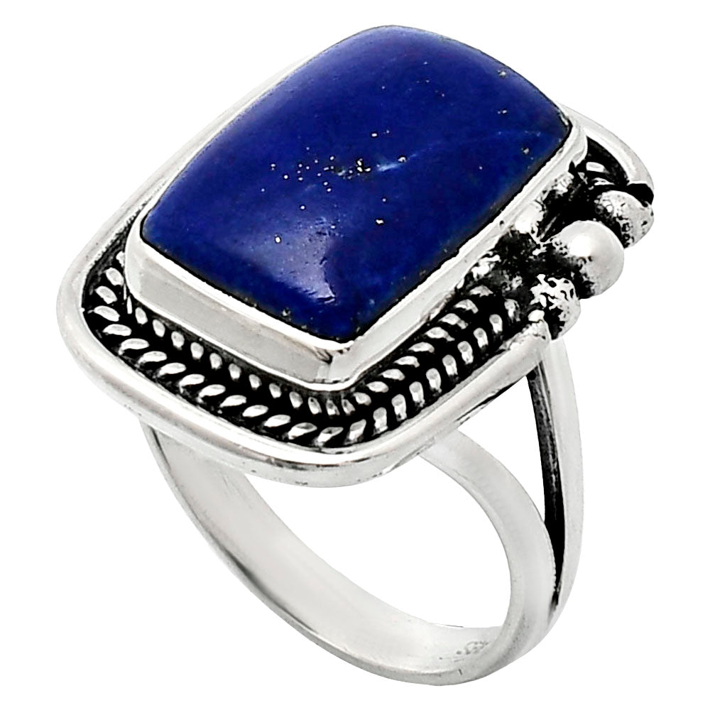 Premium Quality Lapis Lazuli - Afghanistan Ring size-7 R-1148 42-ER13584